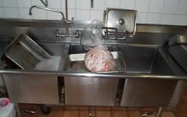 Three Compartment Sink